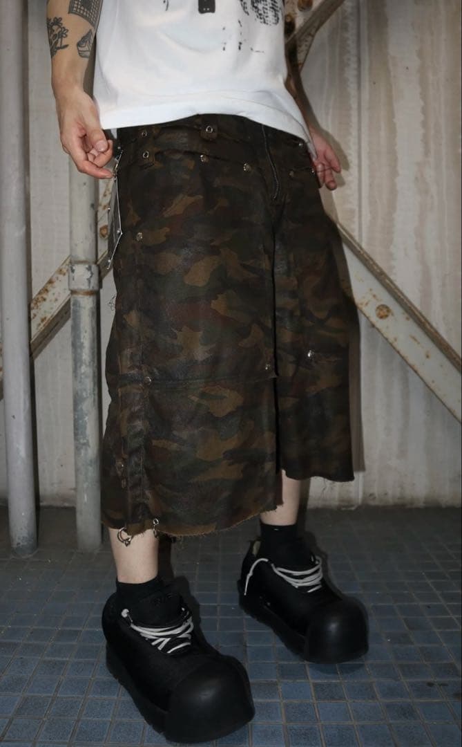 mmoption 迷彩柄ハーフパンツ　MM:OPTION ミリオプション カモ柄