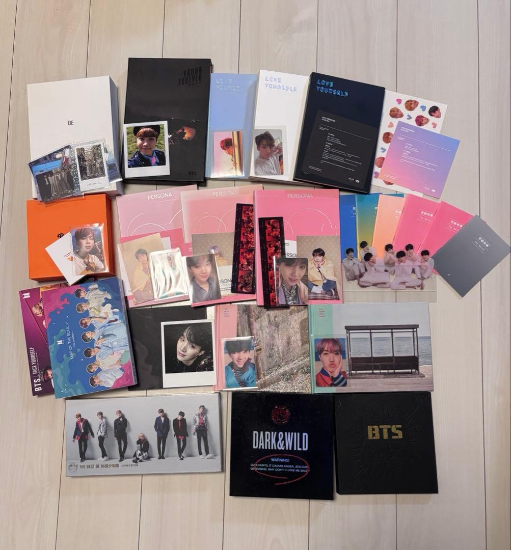BTS アルバム セット トレカ、付属品あり