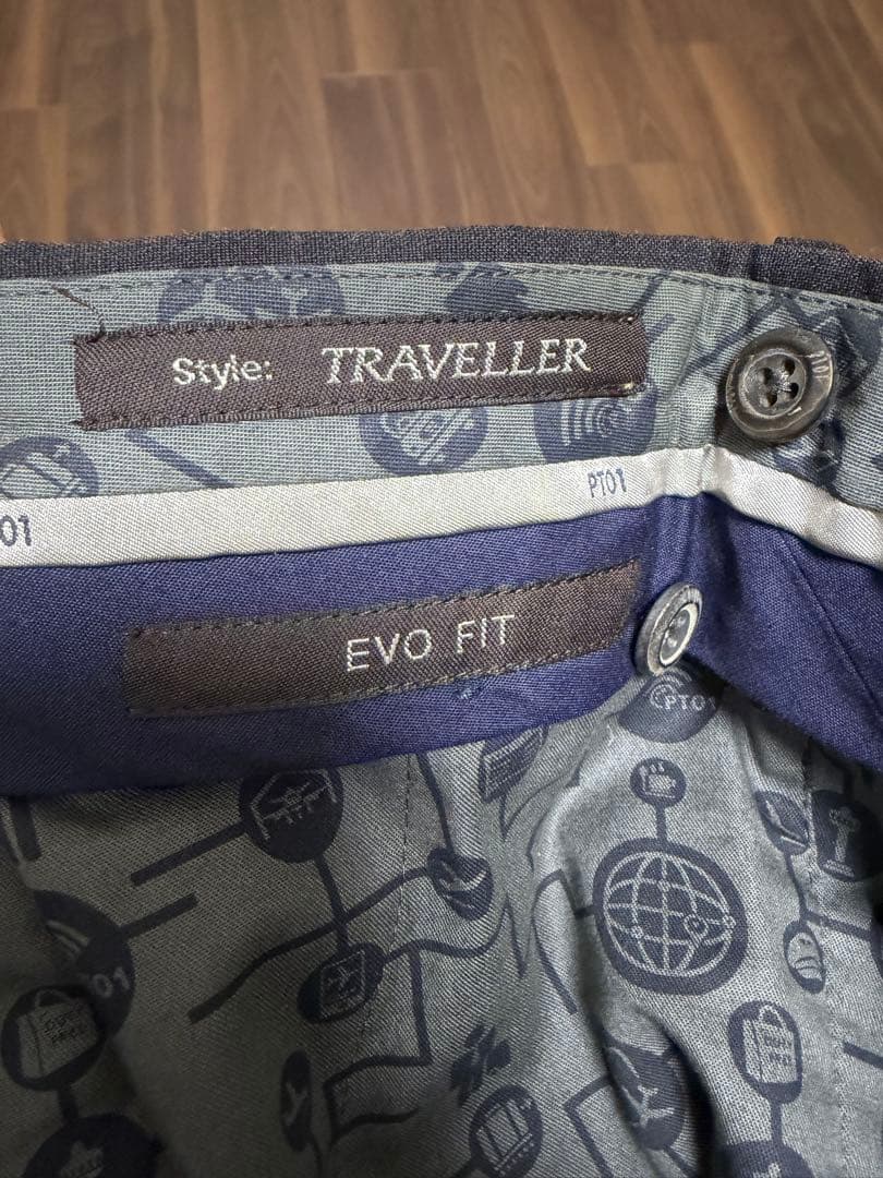 【美品】PT01 グレー ウインタートラベラー Evo Fit サイズ48