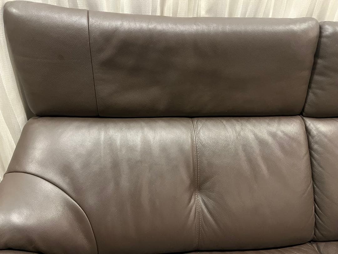 Karimoku カリモク チターノ クラウド 本革 2.5人掛けソファ