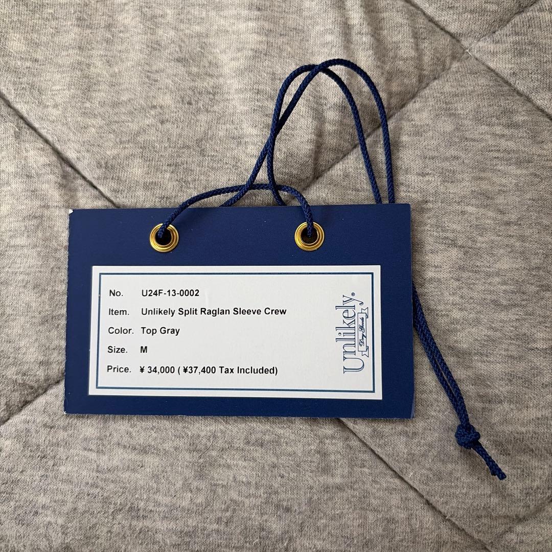 s*r様 Unlikely Split Raglan Sleeve Crew