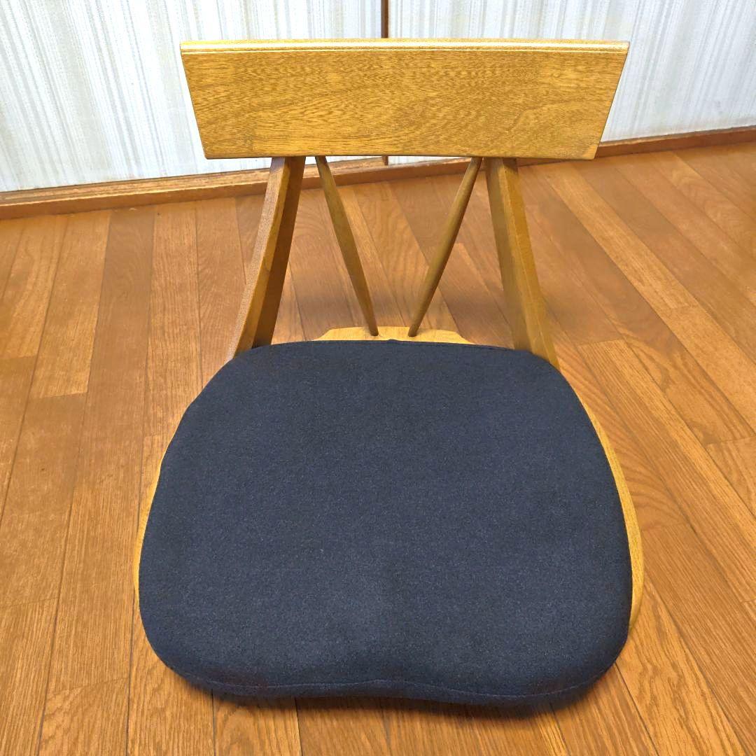 カリモク karimoktu 木製 回転式座椅子(別売りクッション付き)