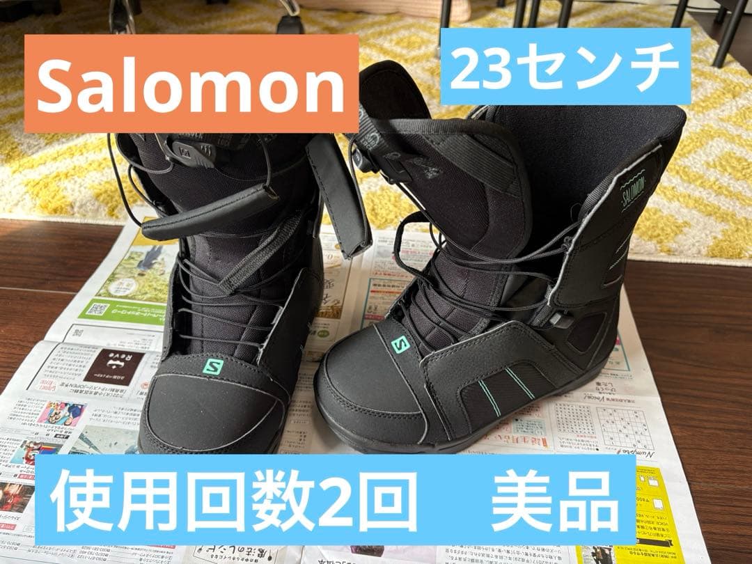 【ほぼ未使用】Salomon レディース スノーボードブーツ 6 BOOTS