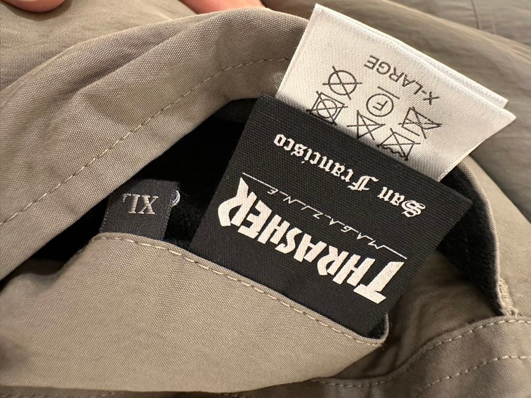 THRASHER スラッシャー ナイロン フリースジャケット 4WAY