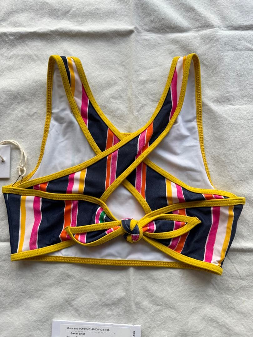 misha&puff ストライプ セパレート水着 8y