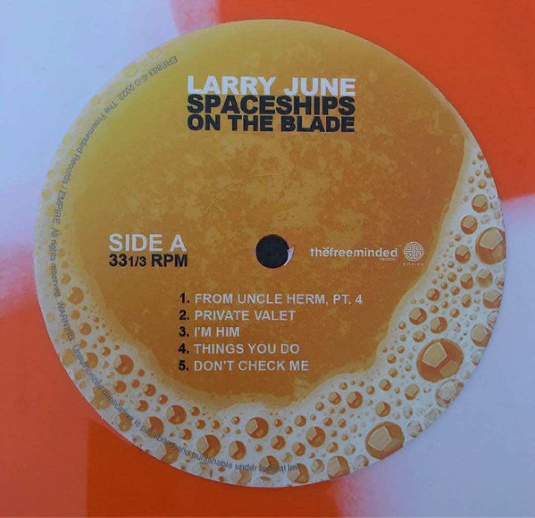 洋楽 LARRY JUNE Spaceships on the Blade 2lp