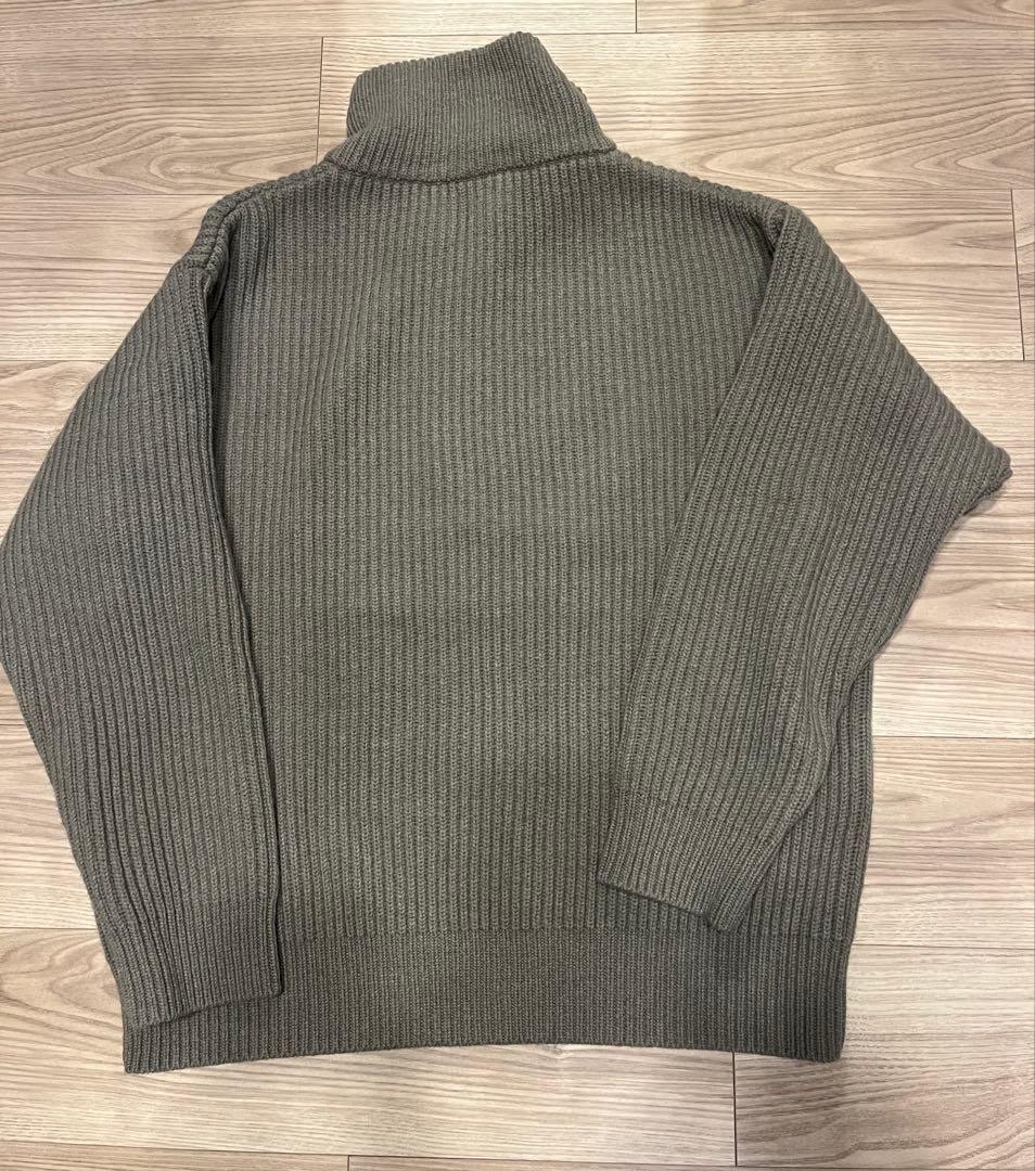 TOMORROWLAND ファインウール ハーフジッププルオーバーニット