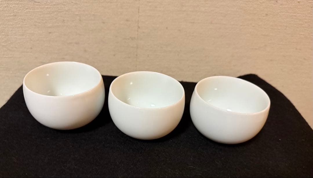 無形文化財 奥川忠右衛門 白磁茶碗五組揃