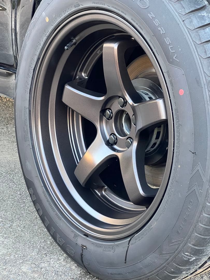 T*0様 cleave Racing pcd100 5穴　18インチ9.5j+1