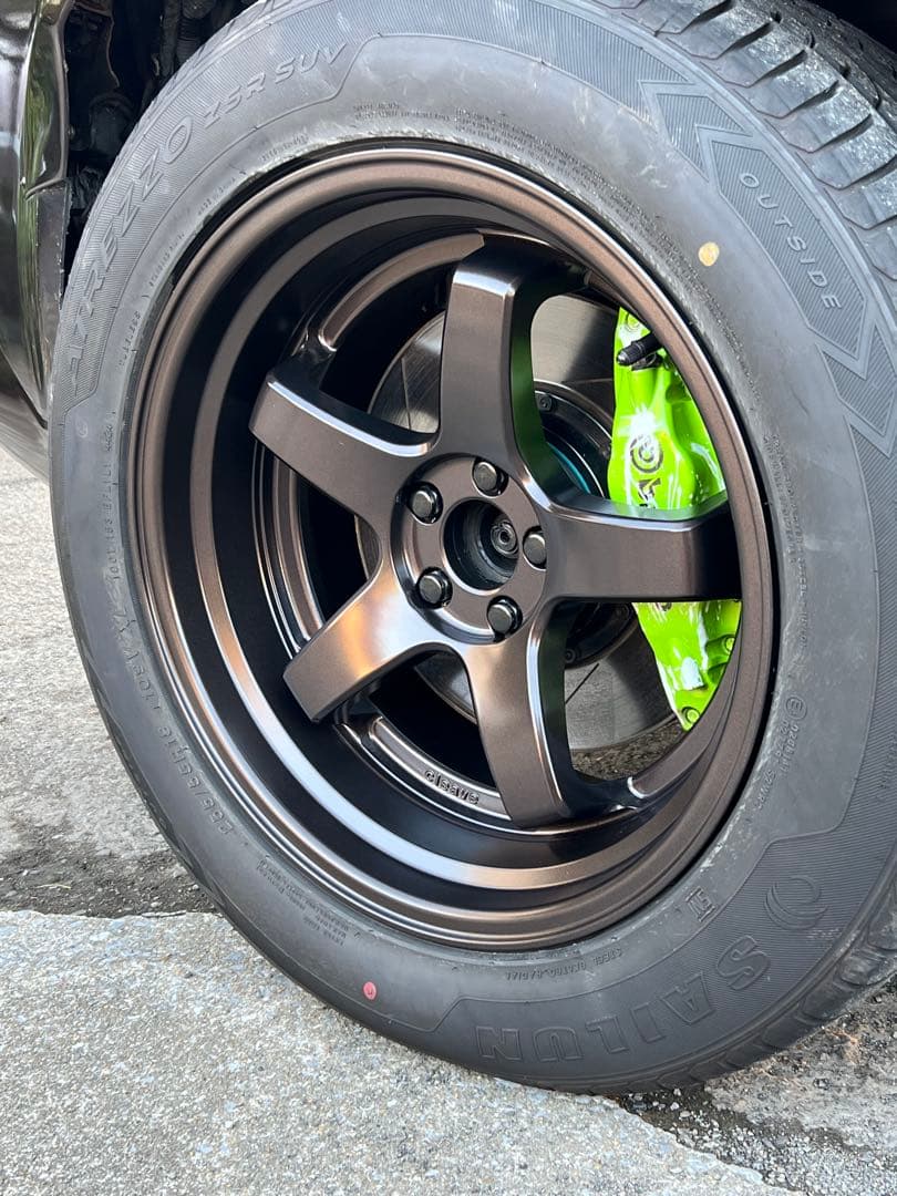 T*0様 cleave Racing pcd100 5穴　18インチ9.5j+1