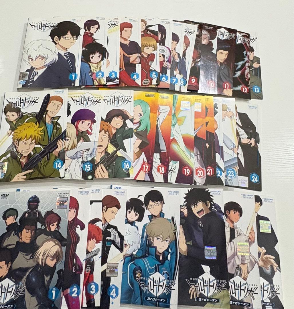 アニメ　DVD　ワールドトリガー　1期～3期　全巻セット
