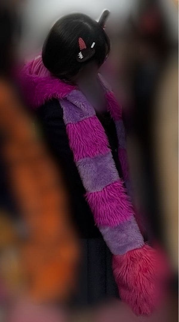 ♡ミニーつけ耳付き♡チェシャ猫 マフラーキャップ JK ディズニー