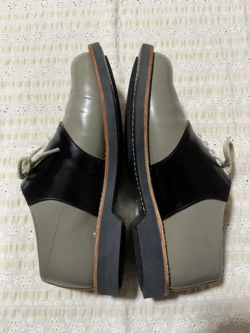 リーガル　サドルシューズ　グレー×黒　24cm