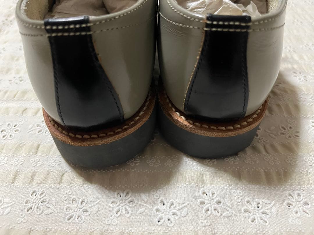 リーガル　サドルシューズ　グレー×黒　24cm