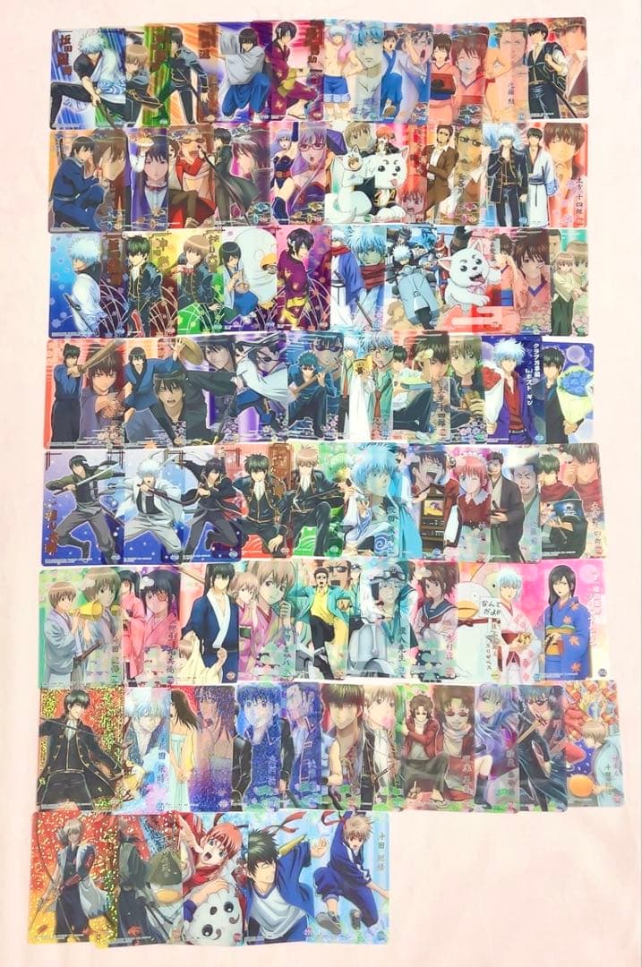 銀魂　クリアコレクション　クリアカード　箔押し　ステッカー　銀八先生　まとめ売り