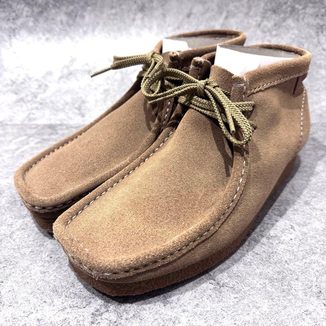 【未使用品】CLARKS クラークス　25 ワラビー　シェイカーブーツ　レザー