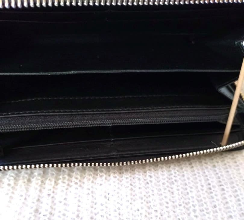 GUCCIシマ ブラックレザー長財布