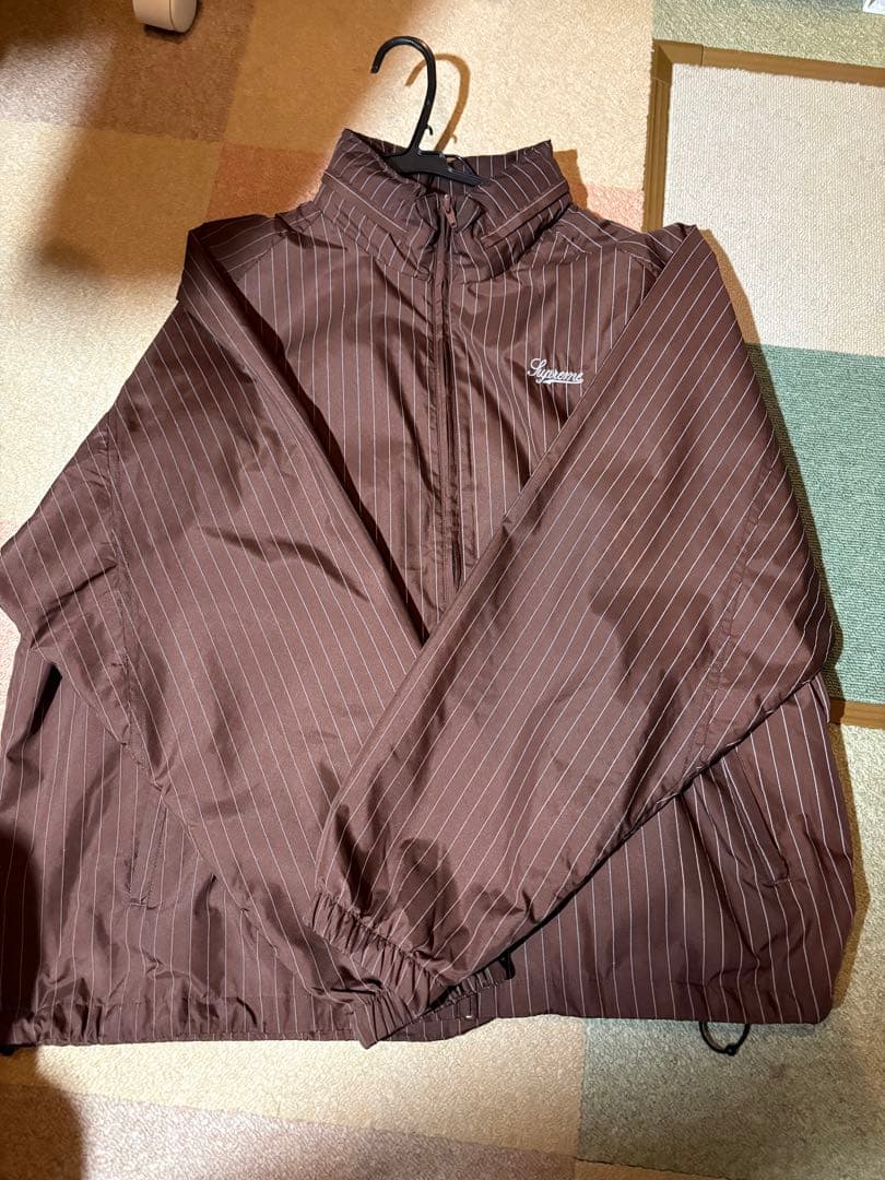 ジャケット・アウター Supreme Reflective Pinstripe TrackJacket