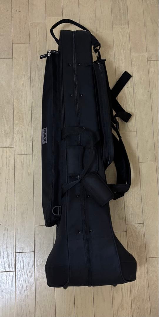 トロンボーン軽量セミハードケース プロテック　背負える　ブラック