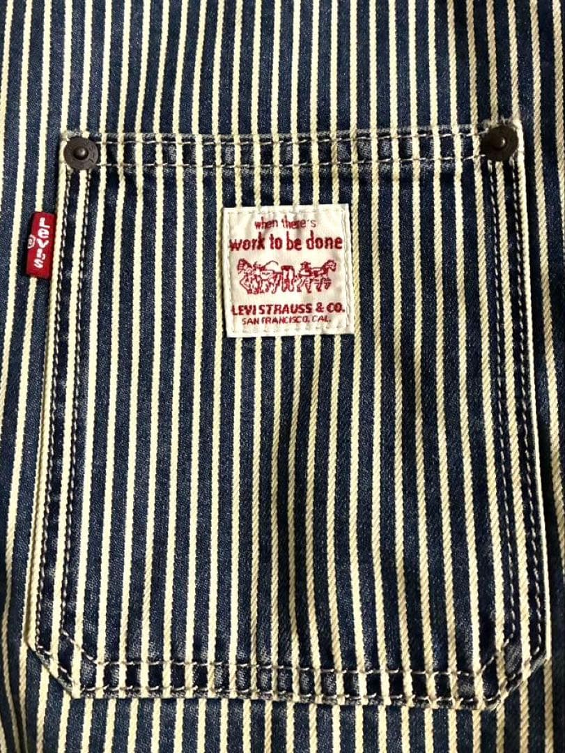 リーバイス　Levi's ヒッコリ　セットアップ　上下セット　カンボジア製