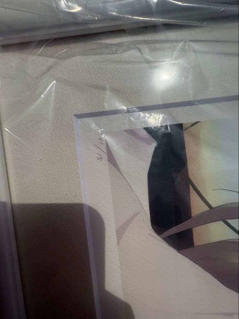 l*a様 しろ先生 版画作品 「ハナカンムリ」