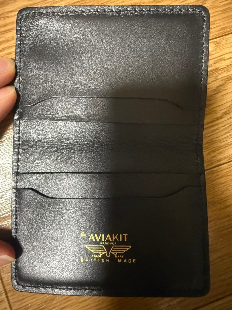 Lewis Leathersカードケース ブラック