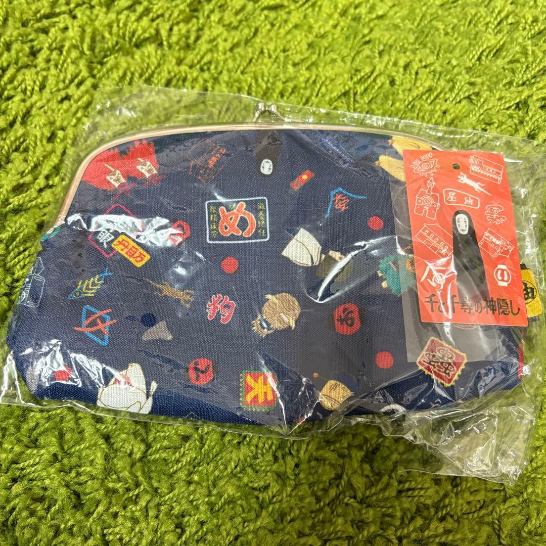 千と千尋の神隠し　不思議の町の縁日シリーズ がまぐちポーチ