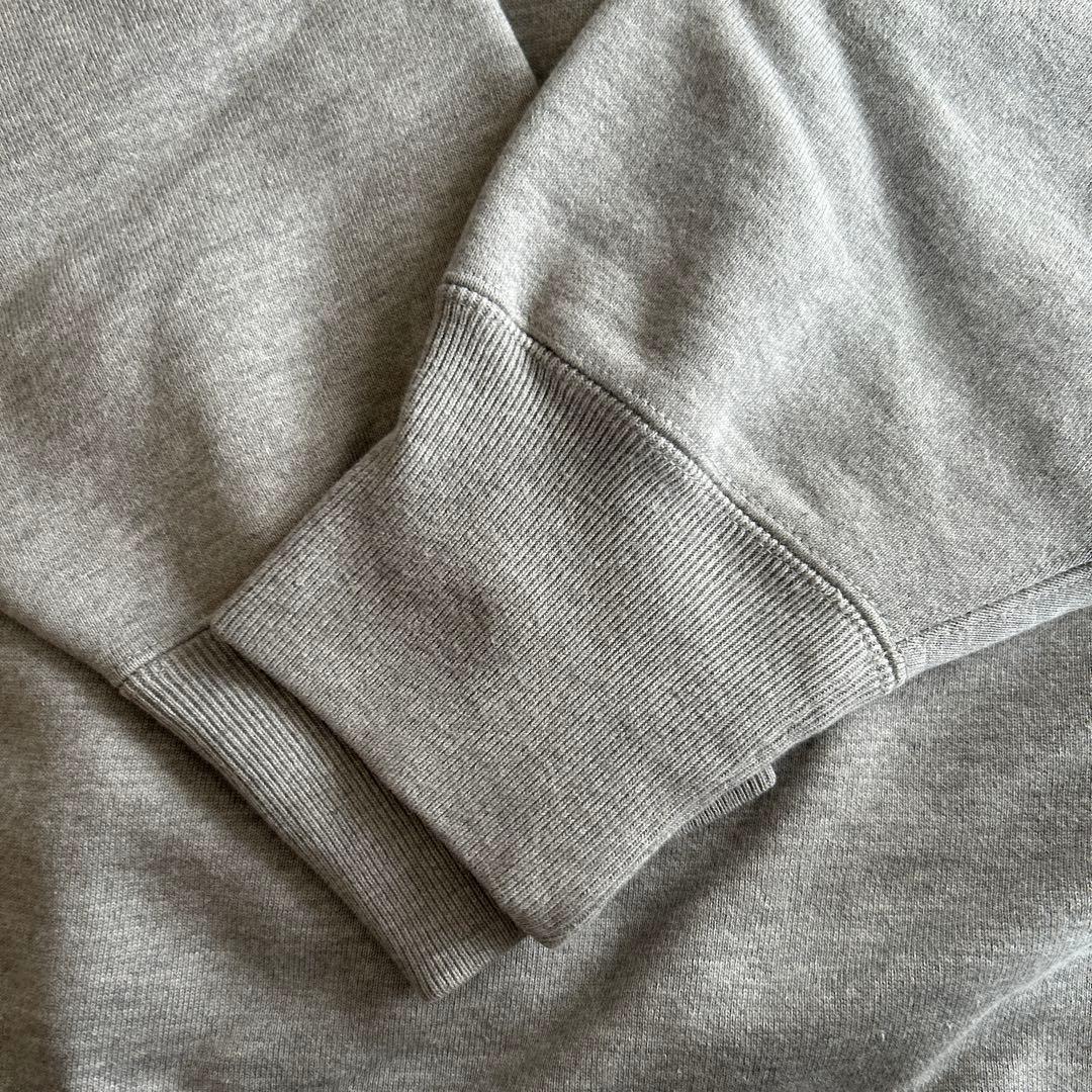 CIOTAスビンコットン吊り裏毛起毛クルーネック スウェットシャツ