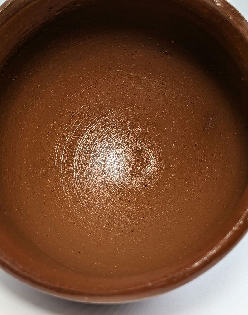 岡山県重要無形文化財 吉本正 備前焼 酒杯 共箱 緋襷 酒器 酒呑 ぐい呑 酒盃