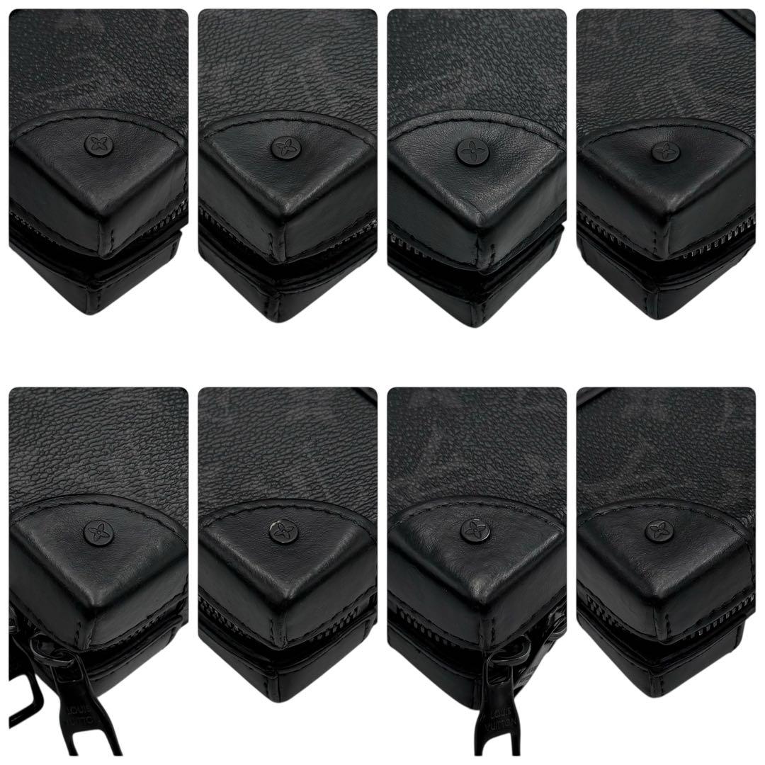 6222 美品 ルイヴィトン モノグラムエクリプス ソフトトランク・ウォレット