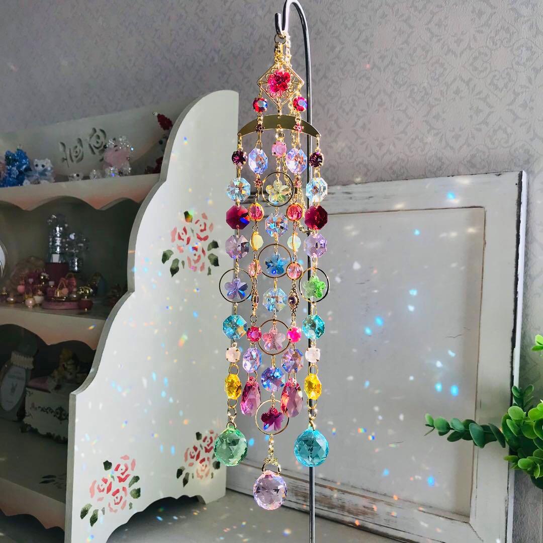 ひな祭り✩.*˚ SWAROVSKIサンキャッチャー