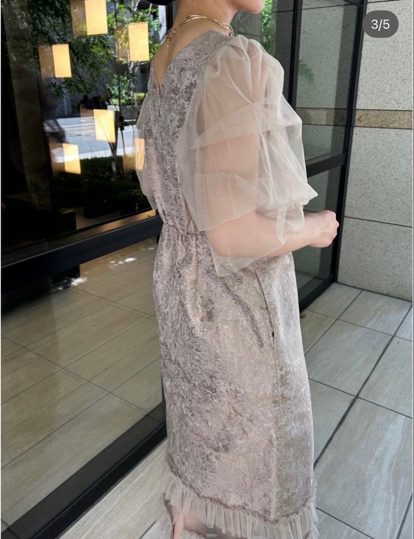 スーツ・フォーマル・ドレス et.UNiVER Sheer allre dress