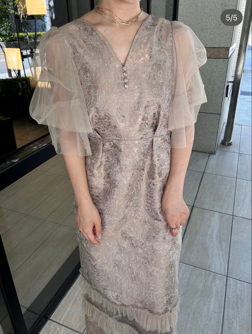 スーツ・フォーマル・ドレス et.UNiVER Sheer allre dress