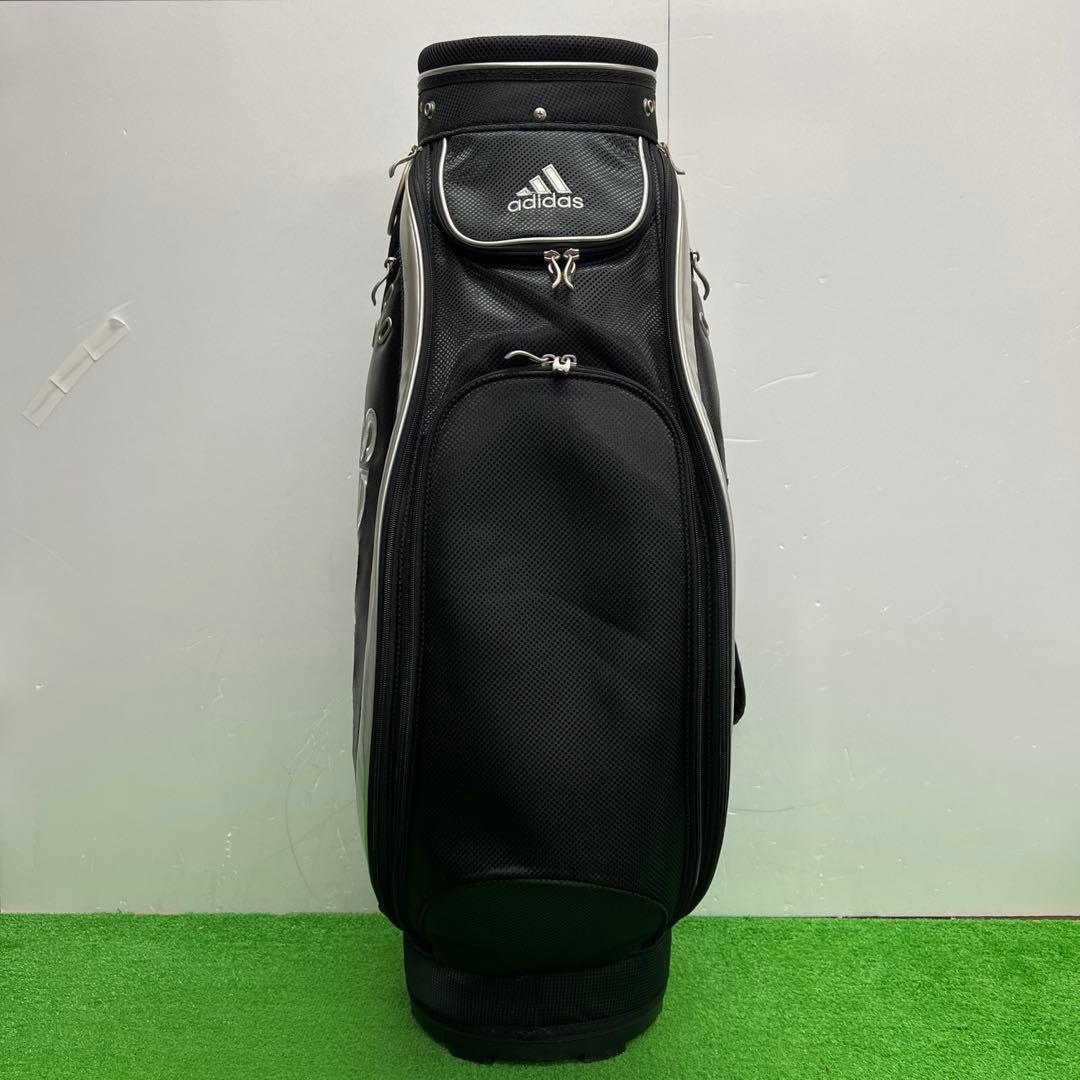 アディダス adidas ゴルフバッグ　8インチ　ブラック　メンズ　中古品
