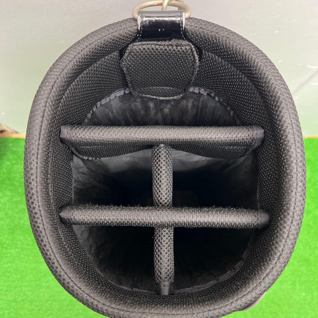 アディダス adidas ゴルフバッグ　8インチ　ブラック　メンズ　中古品