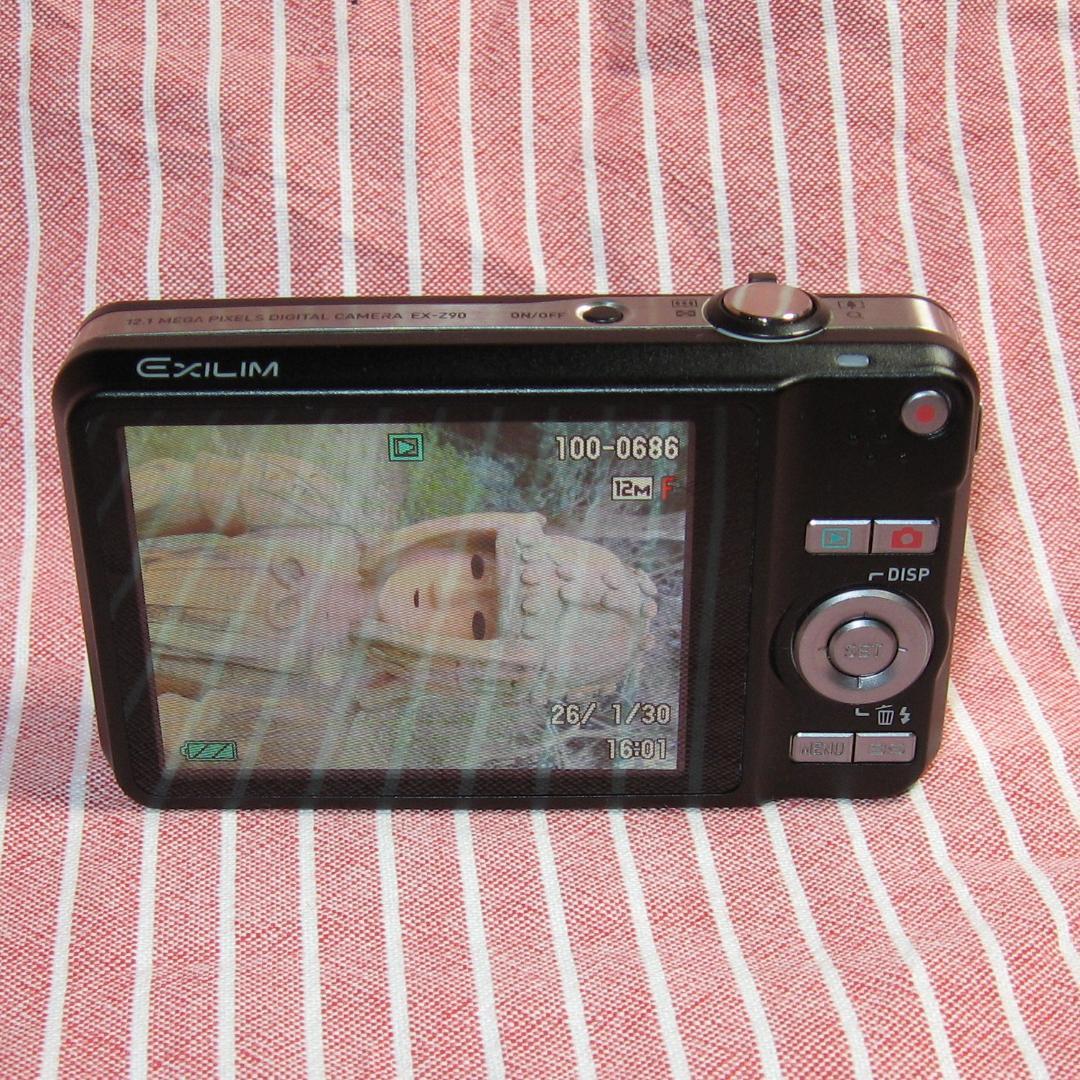 作例有　動作OK　SDカード付　純正セット カシオ EXILIM EX-Z90