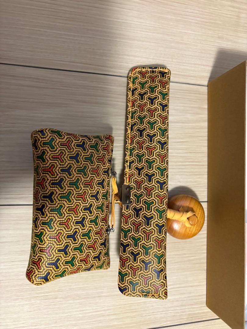 新品　印伝　オーダー品　煙管　タバコ　毘沙門亀甲