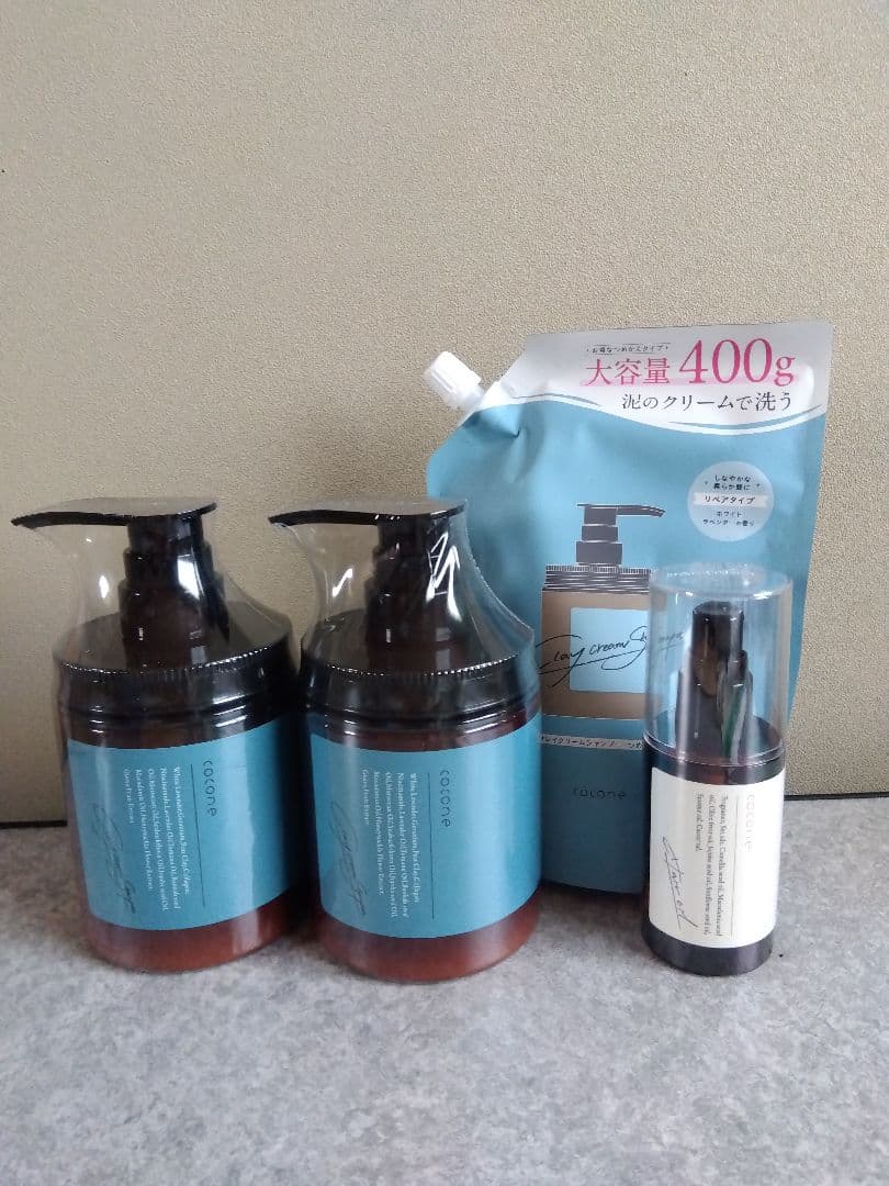 cocone クレイクリームシャンプーリペア　 400g　セット販売