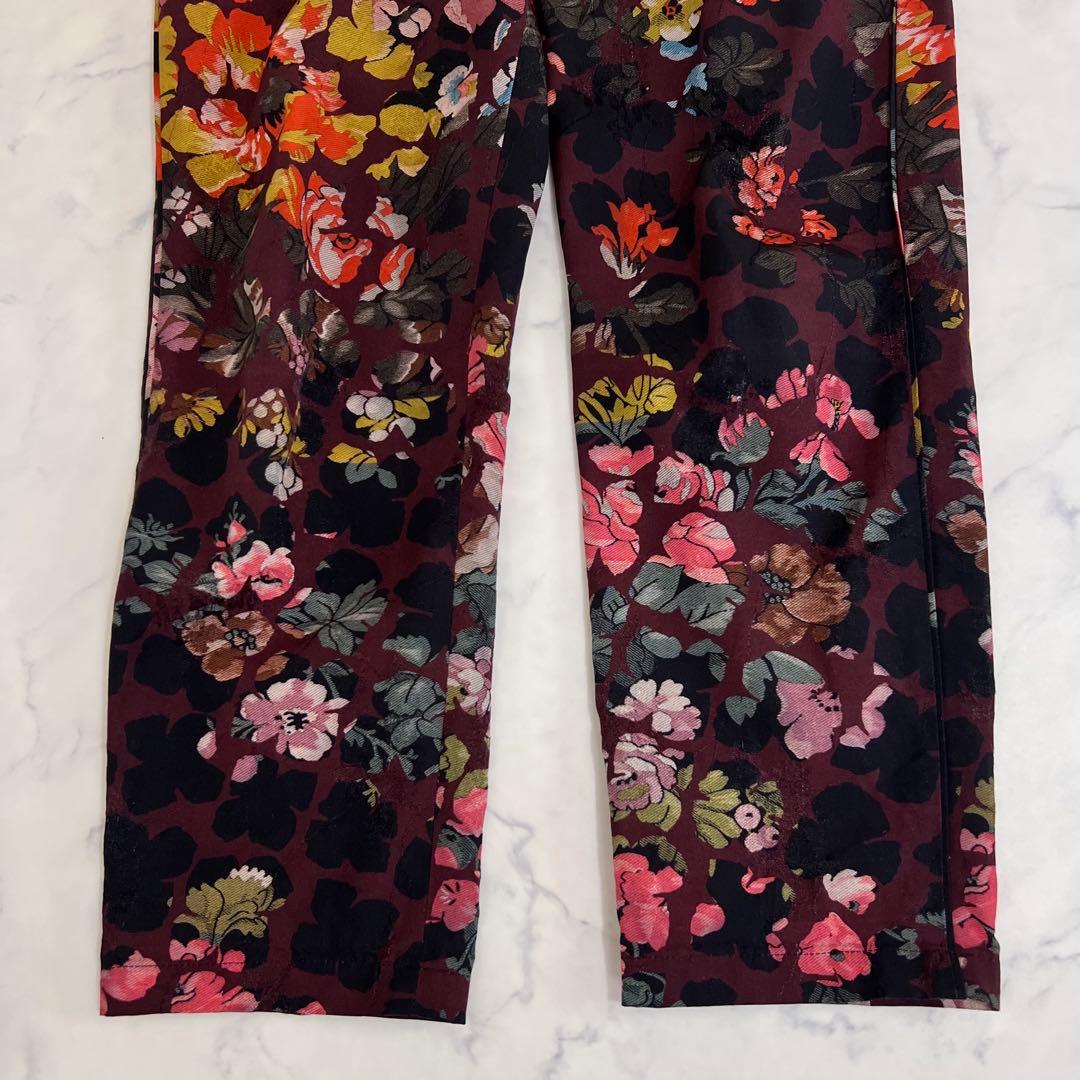 ドリスヴァンノッテン フラワー ジャガード パンツ