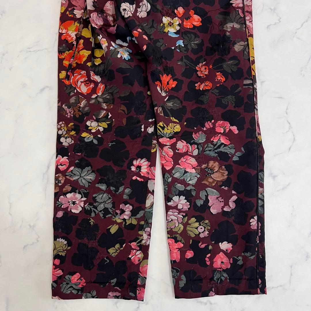 ドリスヴァンノッテン フラワー ジャガード パンツ