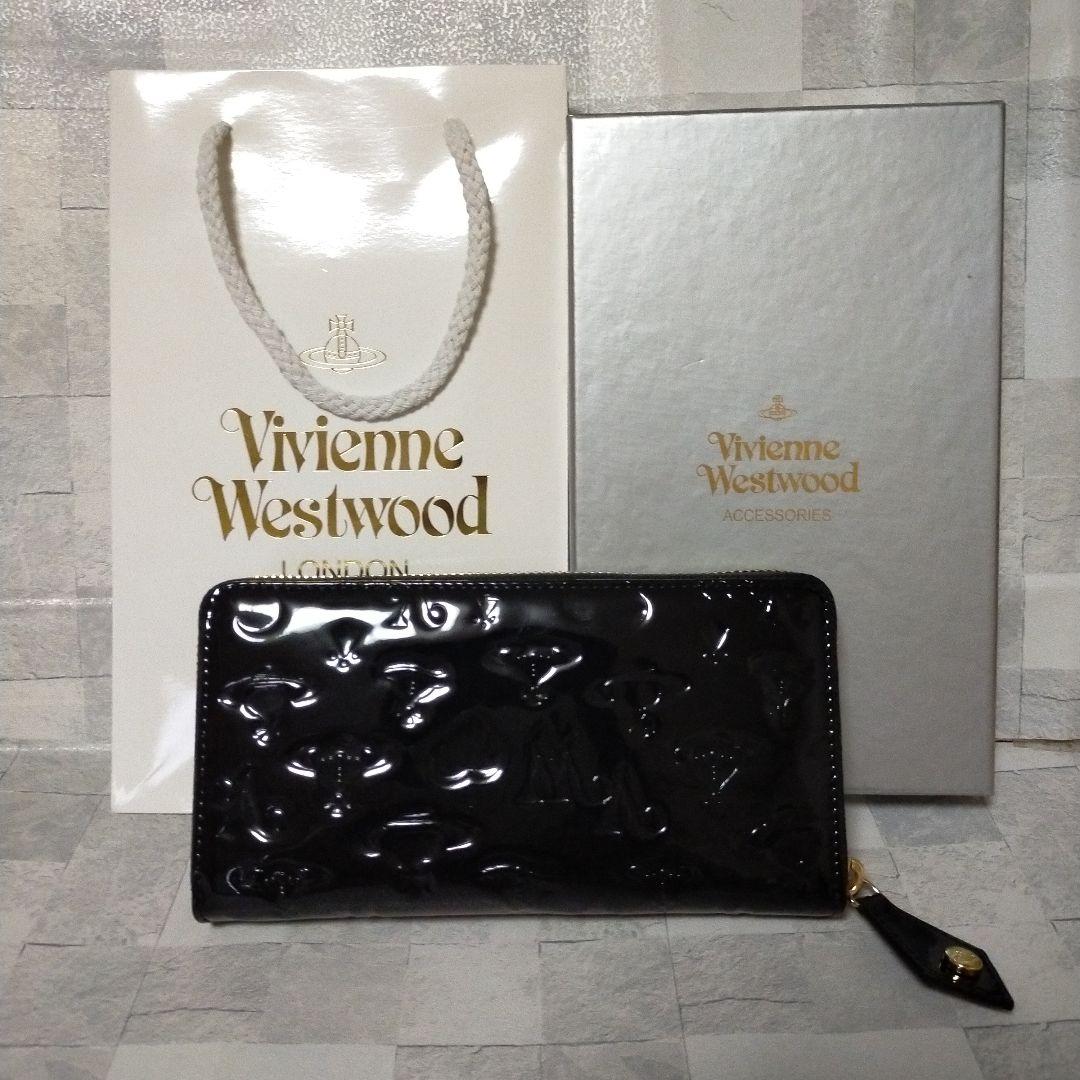 新品未使用 ヴィヴィアンウエストウッド ラウンドファスナー長財布