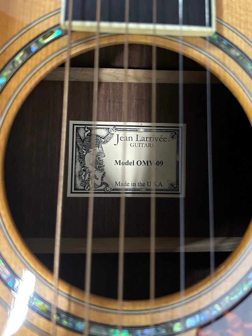 Larrivee OMV-09 美品 ラリビー製　Hケース付