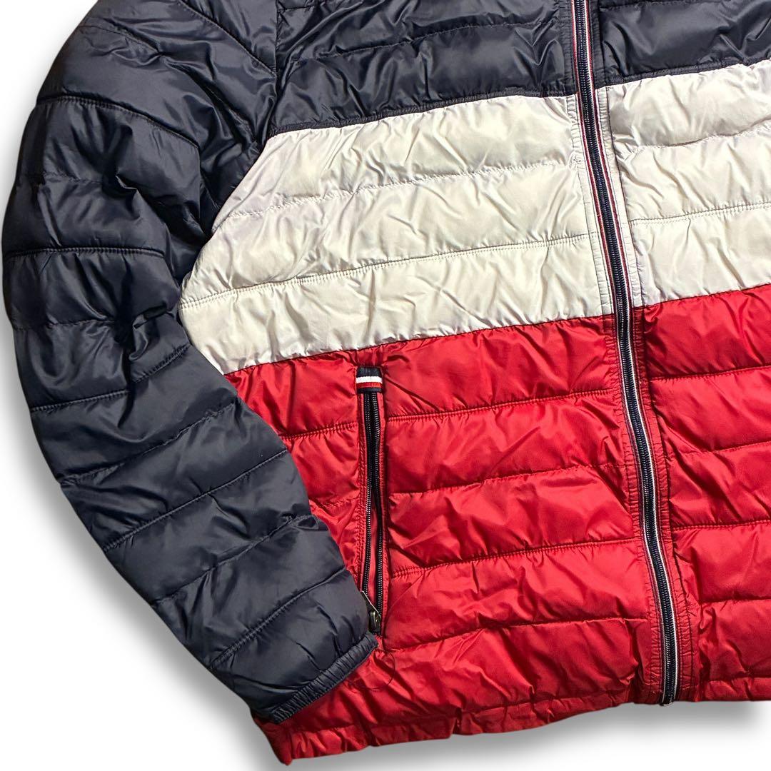 【極美品】トミーヒルフィガー パッカブル 中綿ジャケット トリコロール 軽量