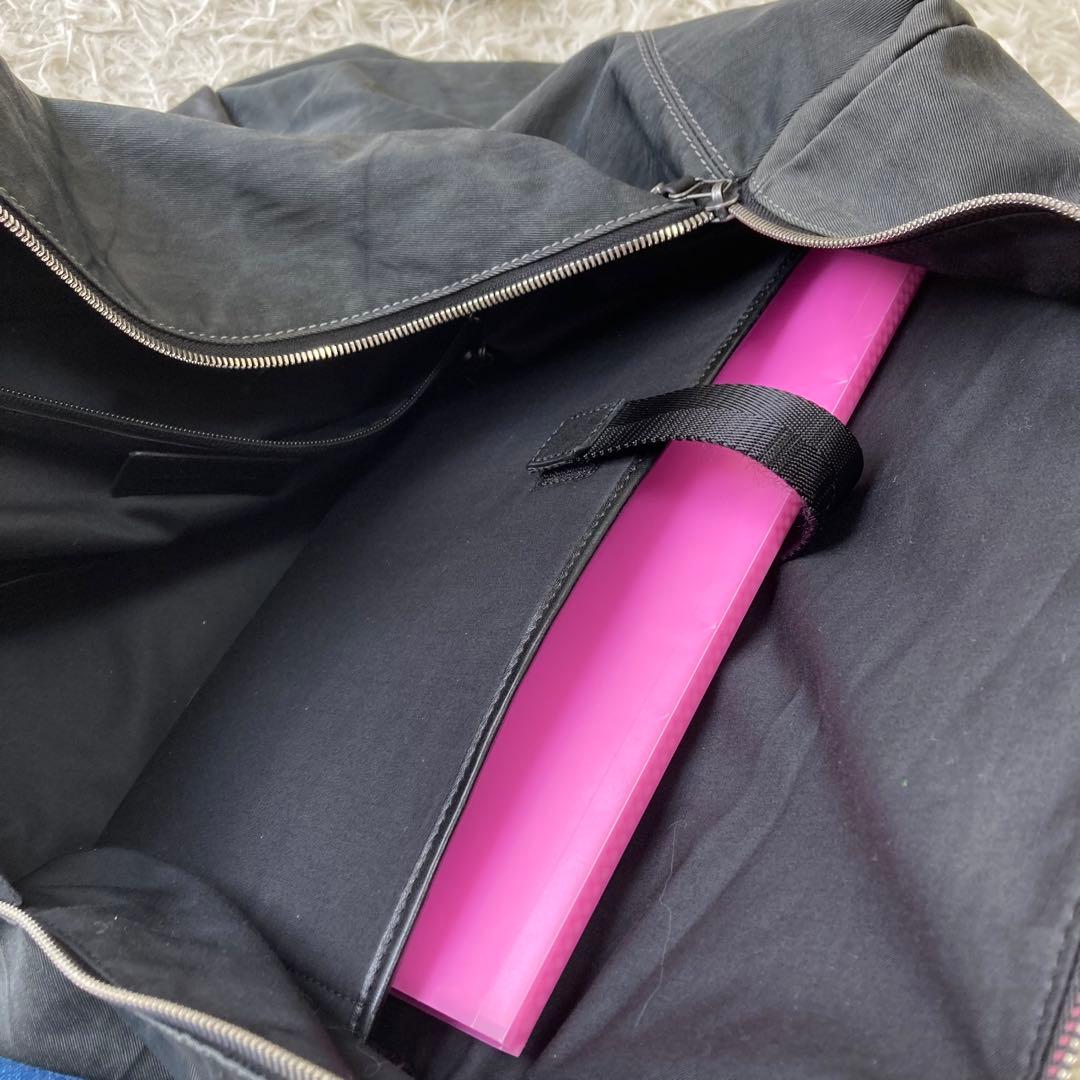 DIESEL✨2way キャンバス&レザー　ボストンバッグ　旅行カバン　大容量