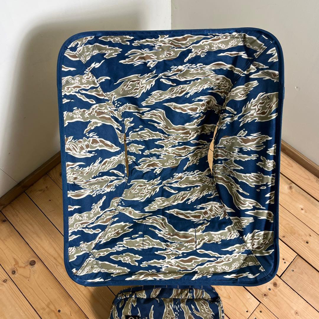 美品◾️Helinox ヘリノックス チェア 迷彩 タイガーカモ アウトドア 椅子