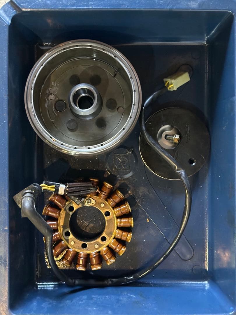 VTR250 MC33 キャブ後期　フライホイール&ジェネレーターセット