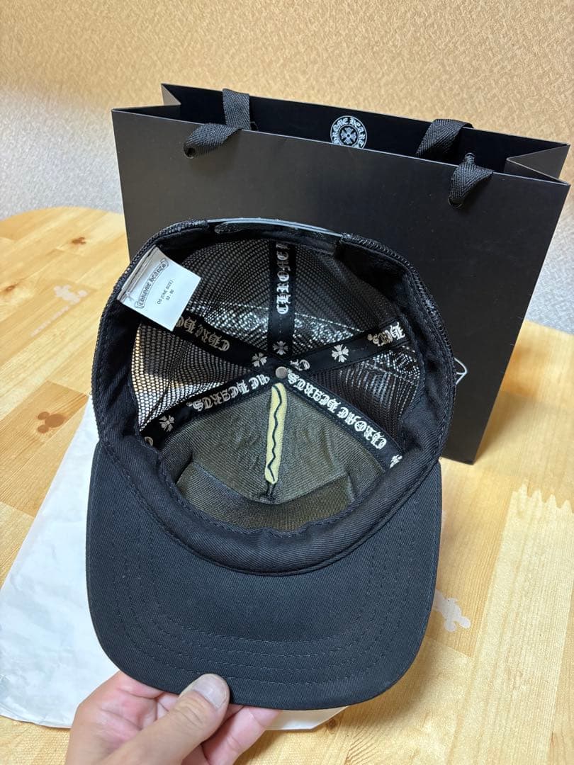 ★国内正規品★CHROME HEARTS ブラック トラッカーキャップ
