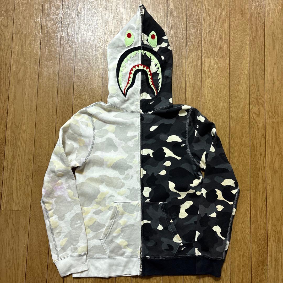 Bape shark city camo Hoodie シャーク パーカー