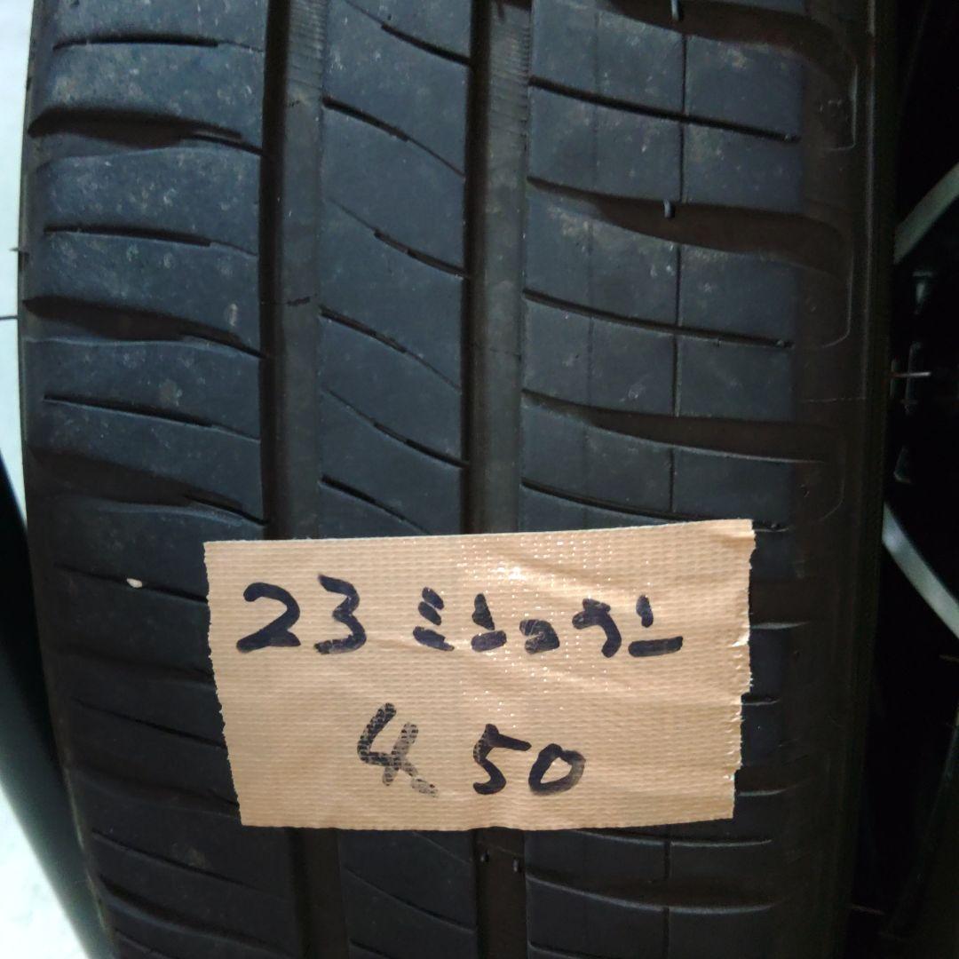 ①《軽四》１４の１００の４半Ｊ４穴　155/65R14　中古２本セット
