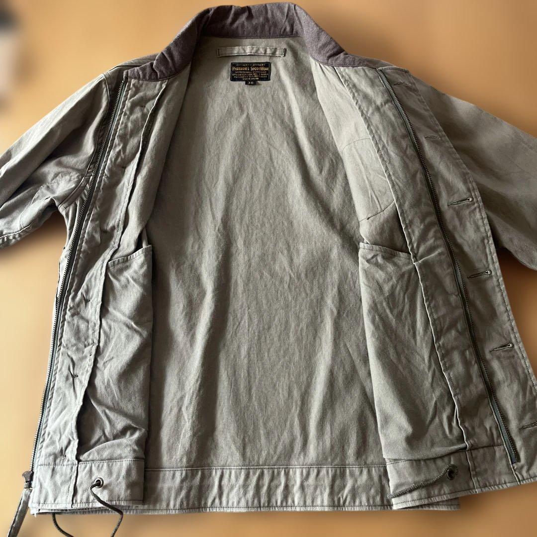 Pherrow's N-1 デッキジャケット　ビンテージカーキ　38